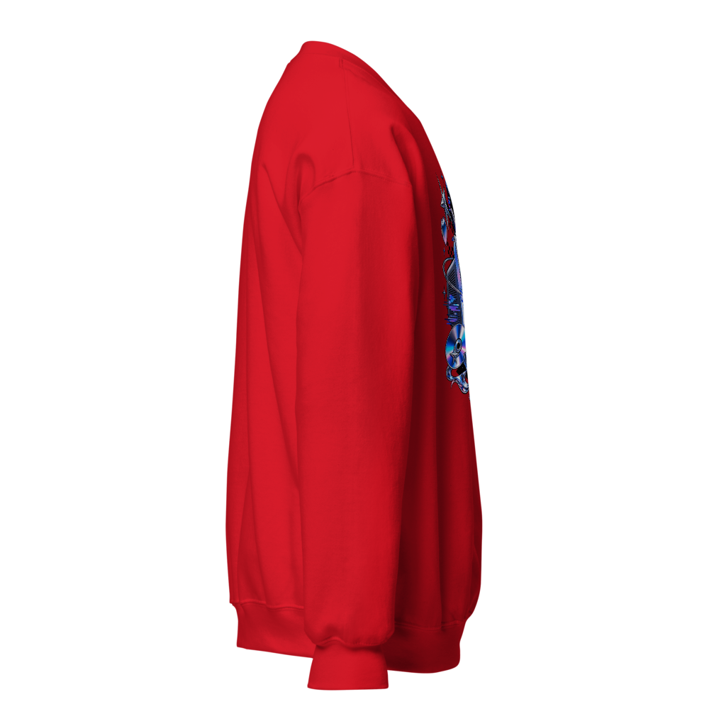 Red Cosmic Graphic Sweatshirt – Vintage Streetwear thumbnail 4