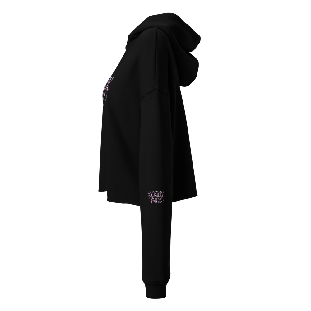 sassy girl cropped hoodie thumbnail 2