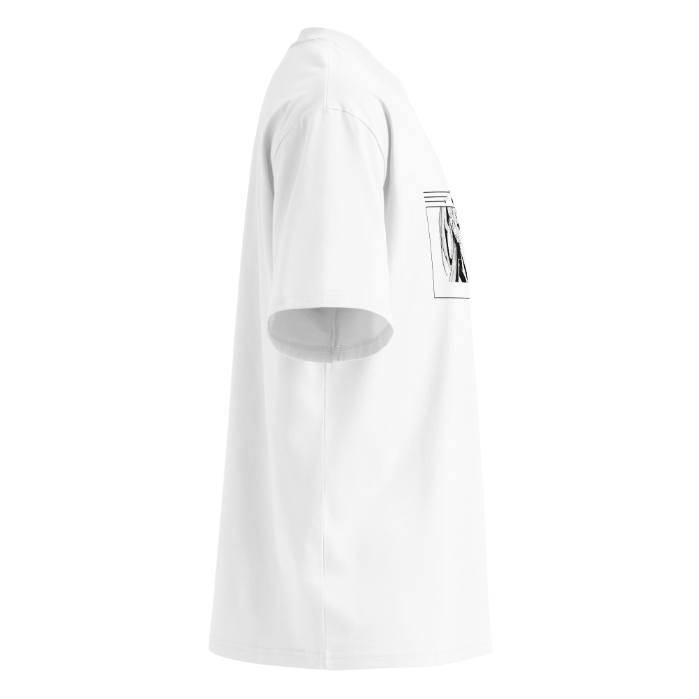 Unisex oversized high neck T shirt  thumbnail 3
