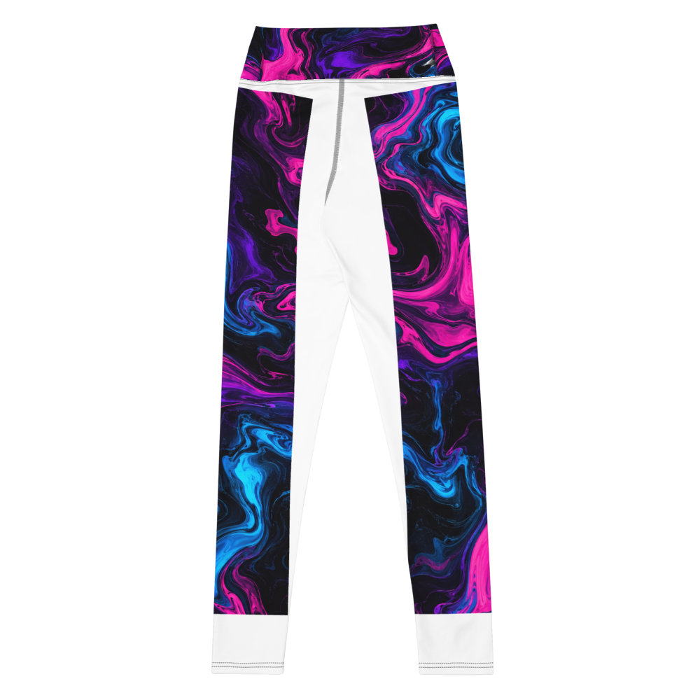 Neon Fluid Marble Yoga Leggings thumbnail 4