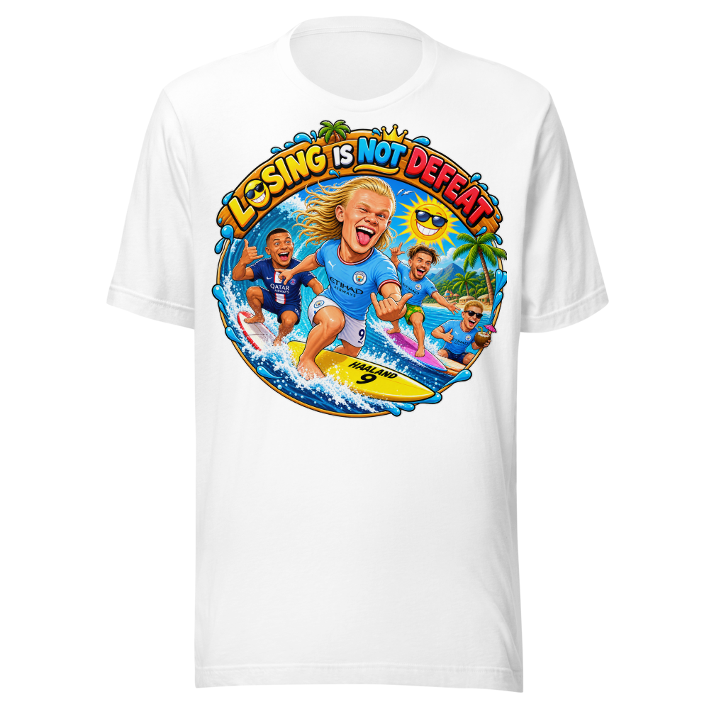 Haaland & Friends Funny Surf T-Shirt thumbnail 2