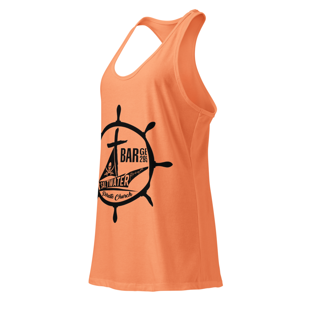 Woman's Orange Pirate Tank thumbnail 4