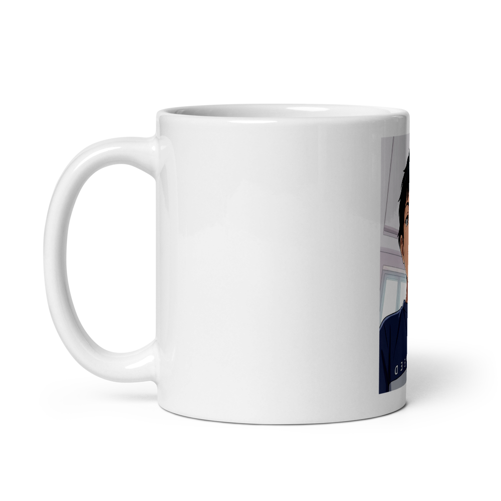 White Adiyan glossy mug thumbnail 2