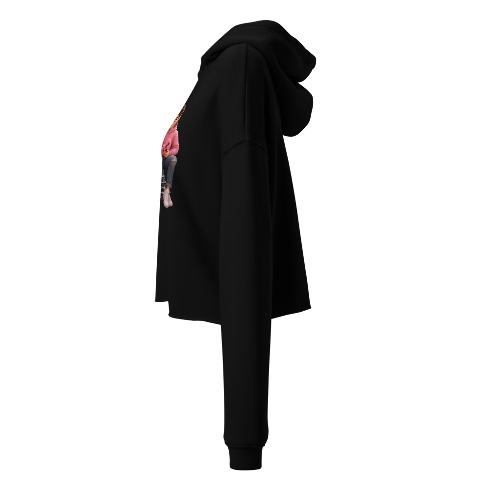 Sudadera corta con capucha para mujer  thumbnail 2