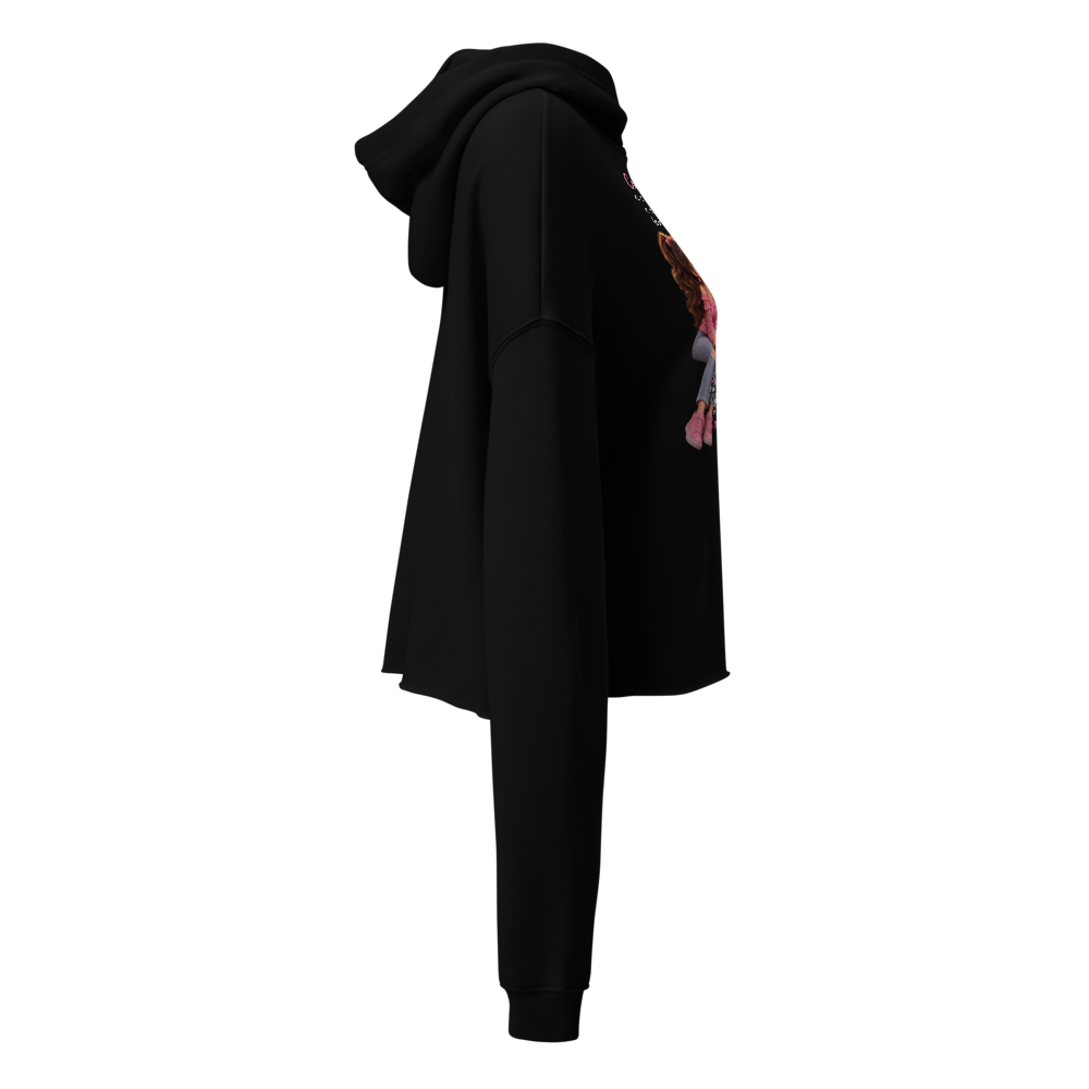 Sudadera corta con capucha para mujer  thumbnail 3