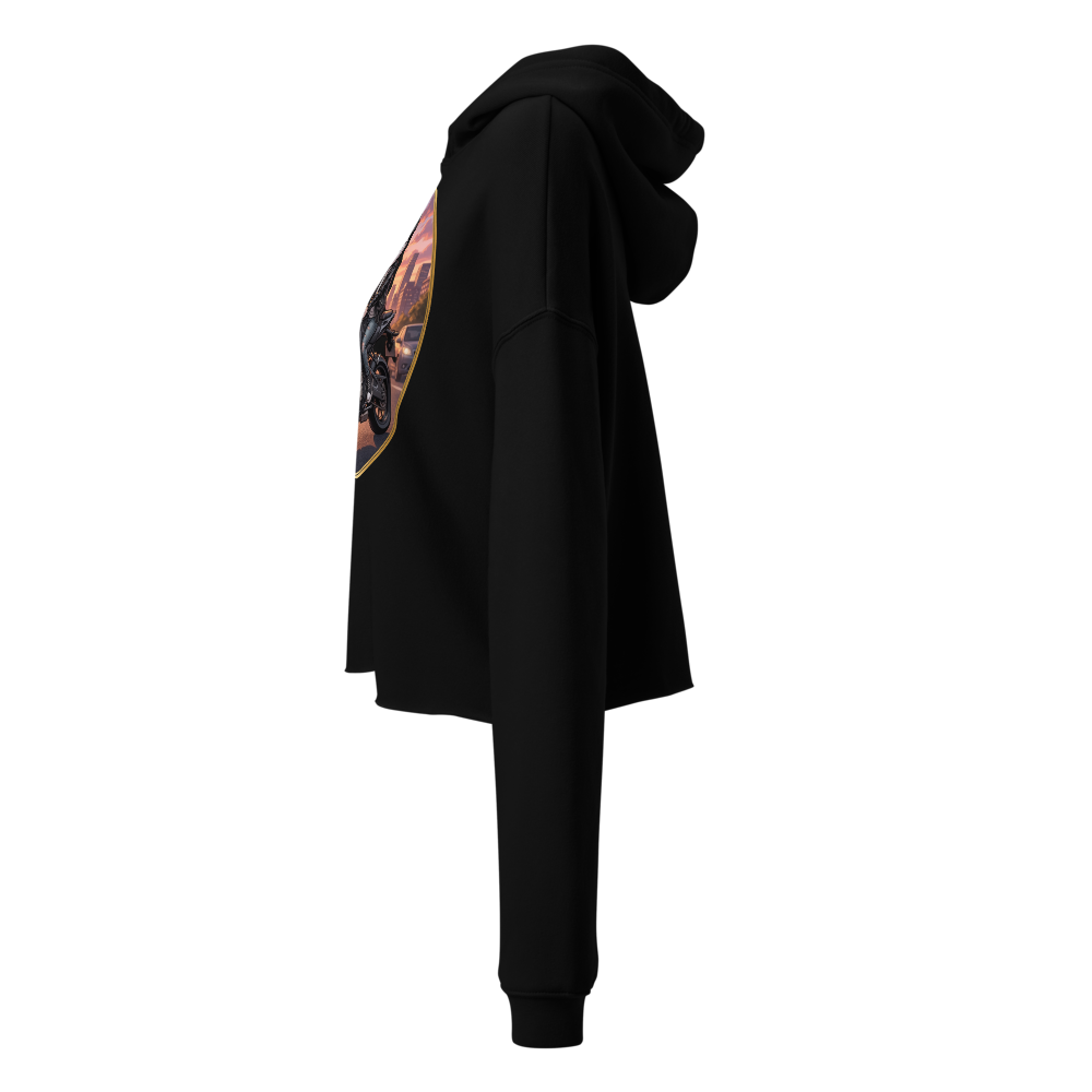 Sudadera corta con capucha para mujer  thumbnail 2