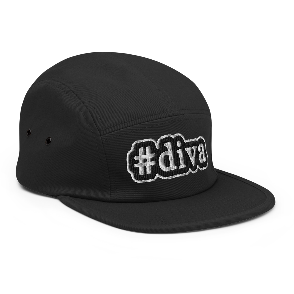 5Panel Cap-#diva Streetwear Hat thumbnail 4