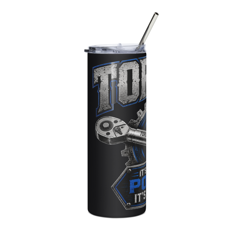 Torque Design - Slim Travel Tumbler With Straw thumbnail 4