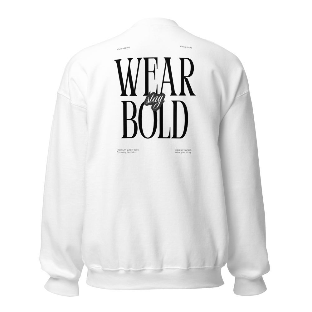 Wear Stay Bold - Bold Typography Statement Design thumbnail 4
