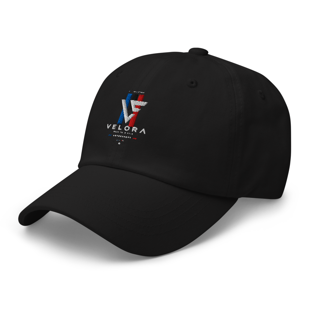 Velora Premium Embroidered Black Classic Dad Cap | thumbnail 5