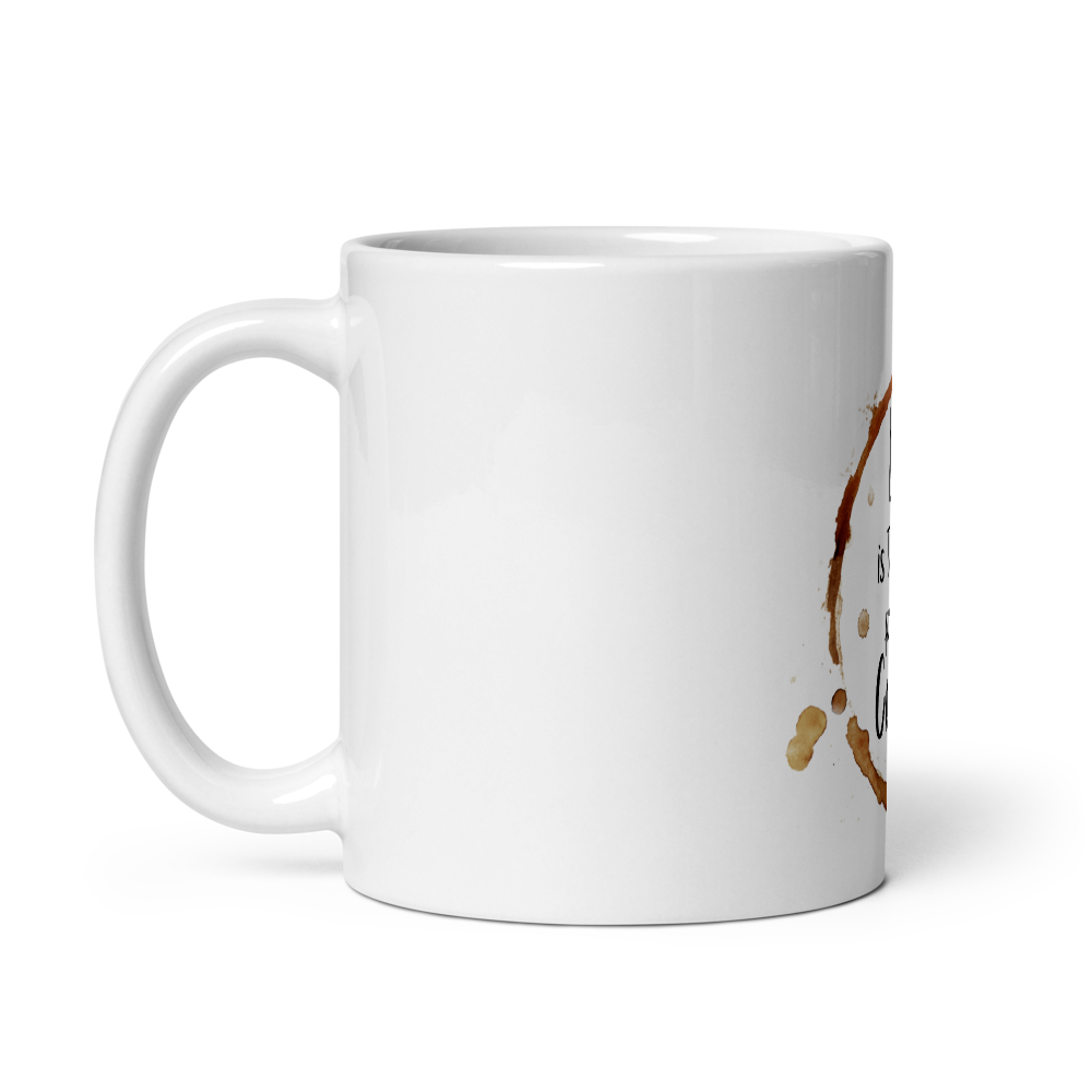 Glossy white mug thumbnail 2