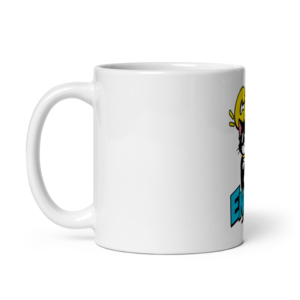 Cat Energy Retro Mug thumbnail 2