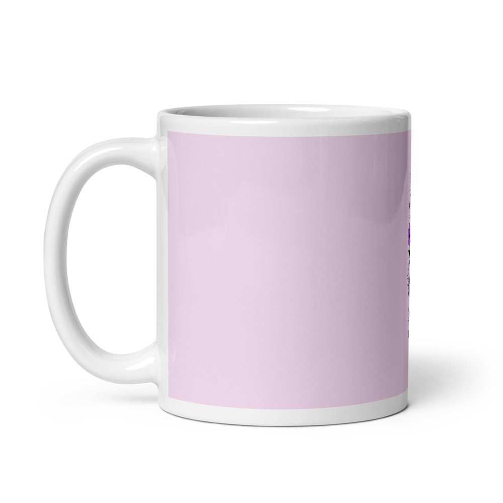 Aesthetic Floral Moon Ceramic Mug  thumbnail 3