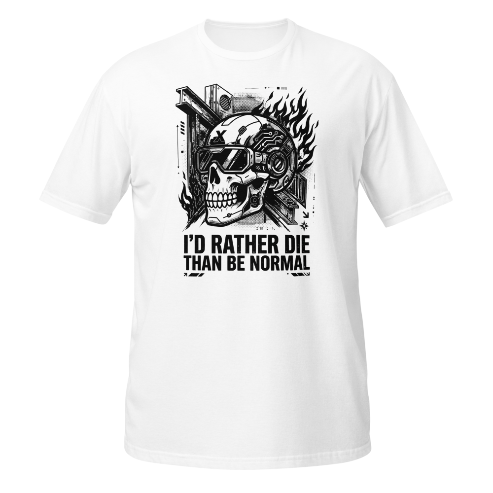 ROTH // "Death to the Ordinary" Cyber-Skull Tee thumbnail 3