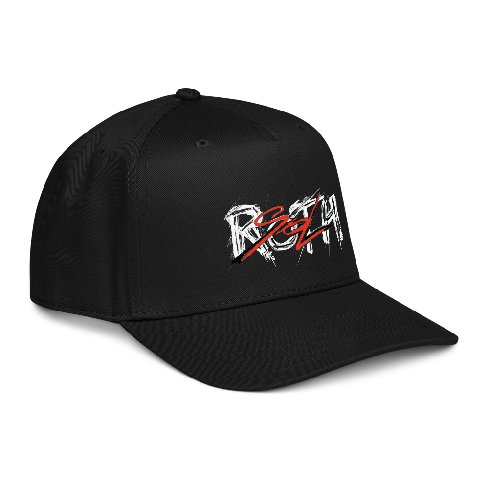 ROTH // SOL Black Scratchy Logo Snapback Cap thumbnail 4