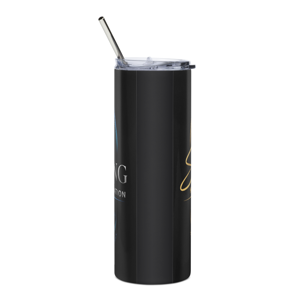 Still Becoming Human& Ai stainless steel tumbler thumbnail 2