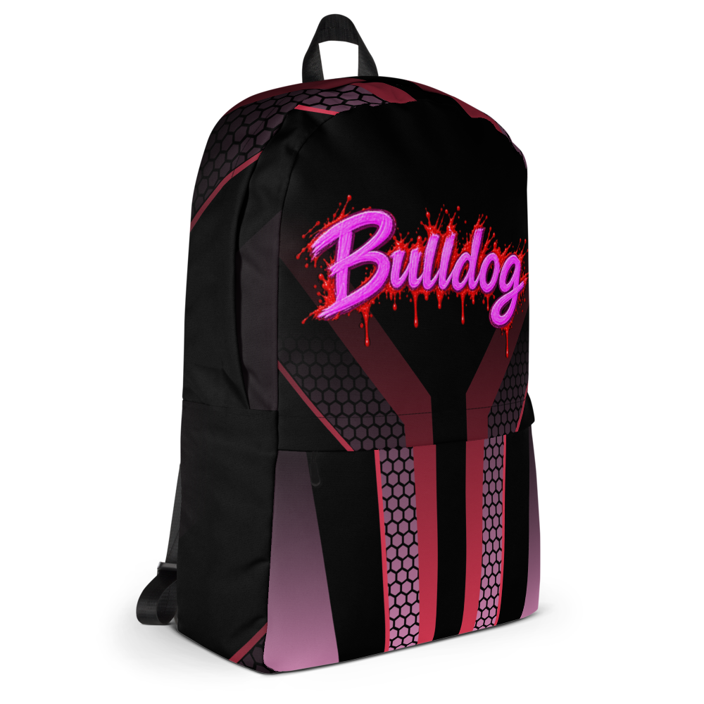 Plecak z ładną grafiką-BULLDOG💜 thumbnail 3
