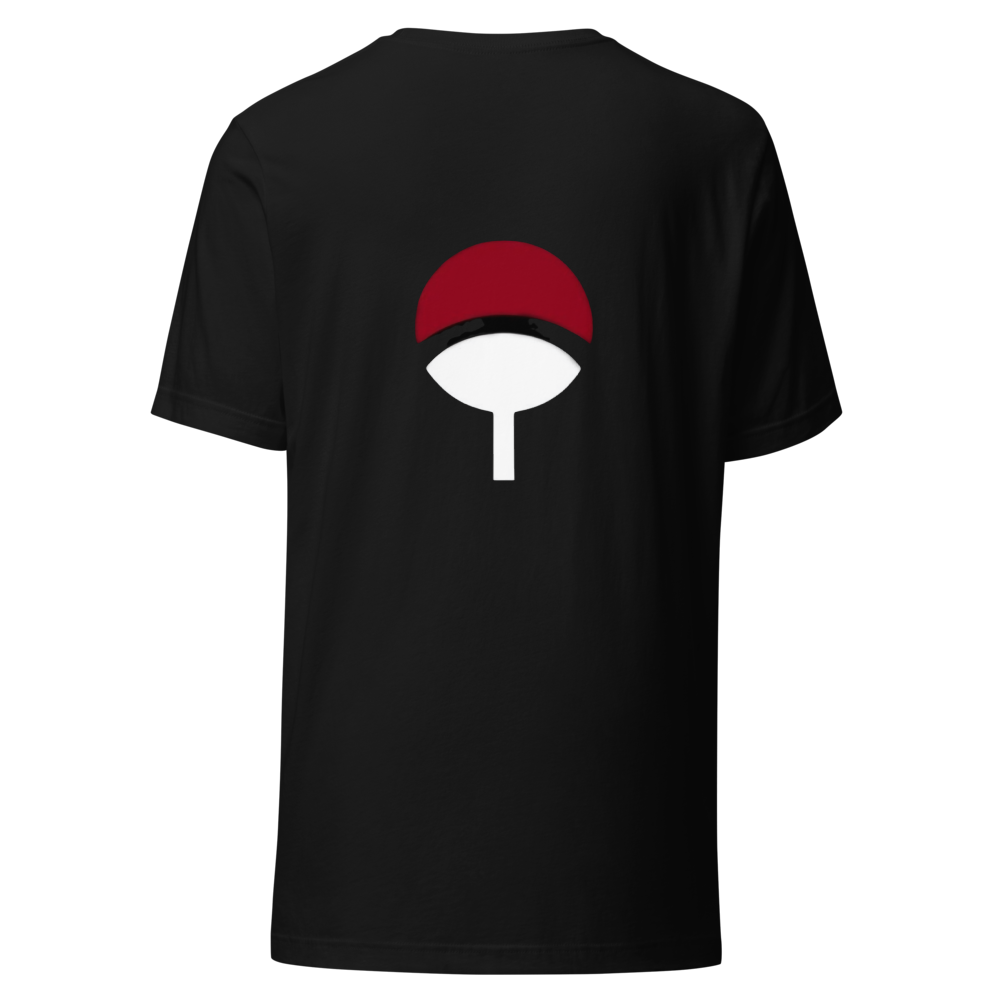 Uchiha logo printed t shirt for men thumbnail 4