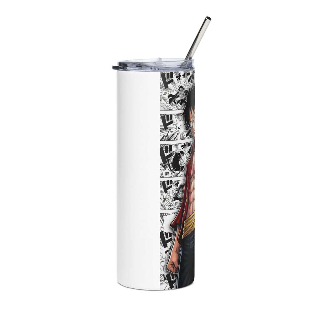 Luffy stainless steel tumbler with Luffy print thumbnail 4
