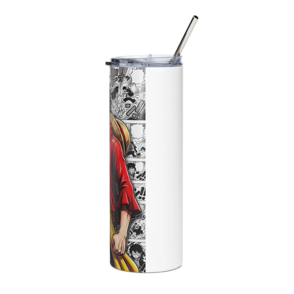 Luffy stainless steel tumbler with Luffy print thumbnail 3