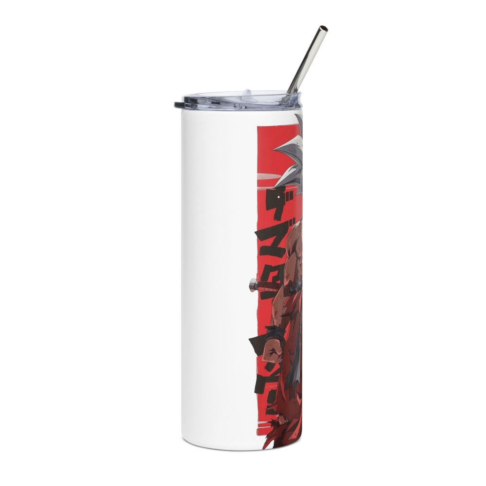 Stainless steel tumbler with Goku print  thumbnail 4