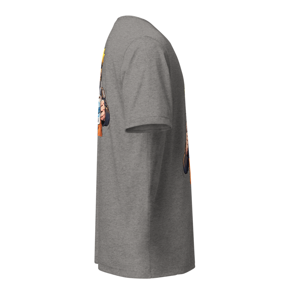 Unisex tri-blent T-shirt with Naruto print  thumbnail 3