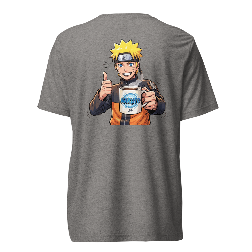 Unisex tri-blent T-shirt with Naruto print  thumbnail 4