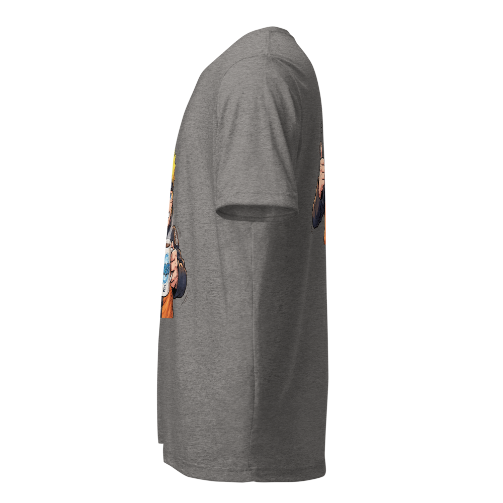 Unisex tri-blent T-shirt with Naruto print  thumbnail 2