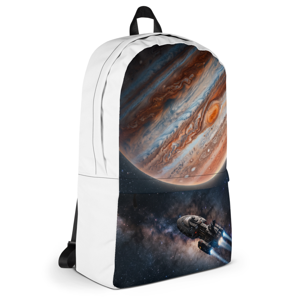 Planet and a spaceship thumbnail 4