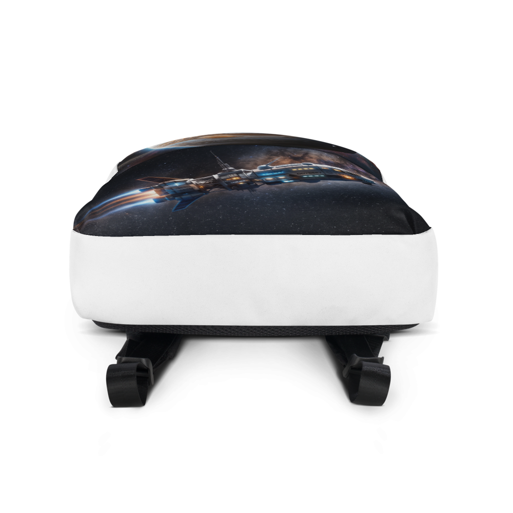Planet and a spaceship thumbnail 5