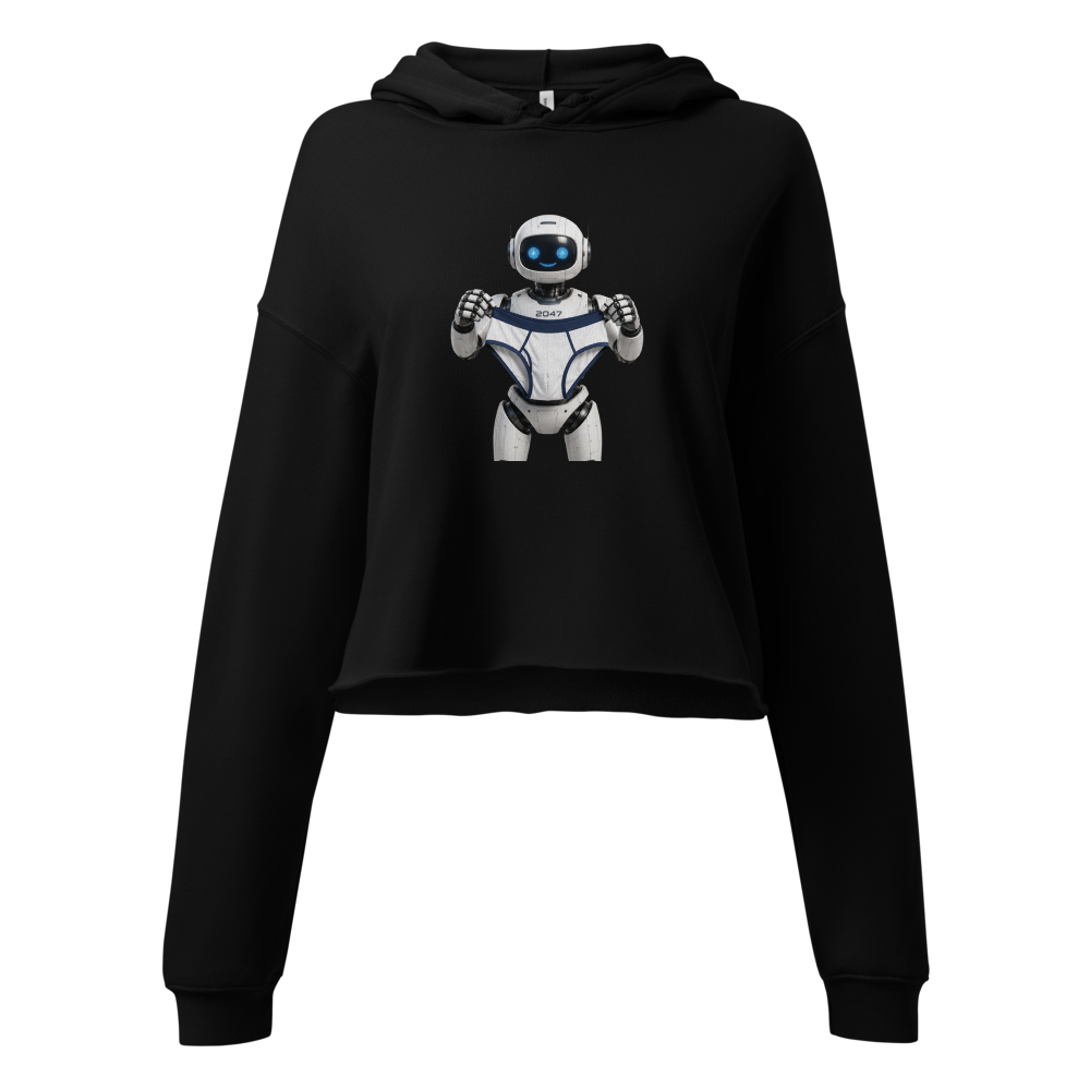 Womens cropped hoodie