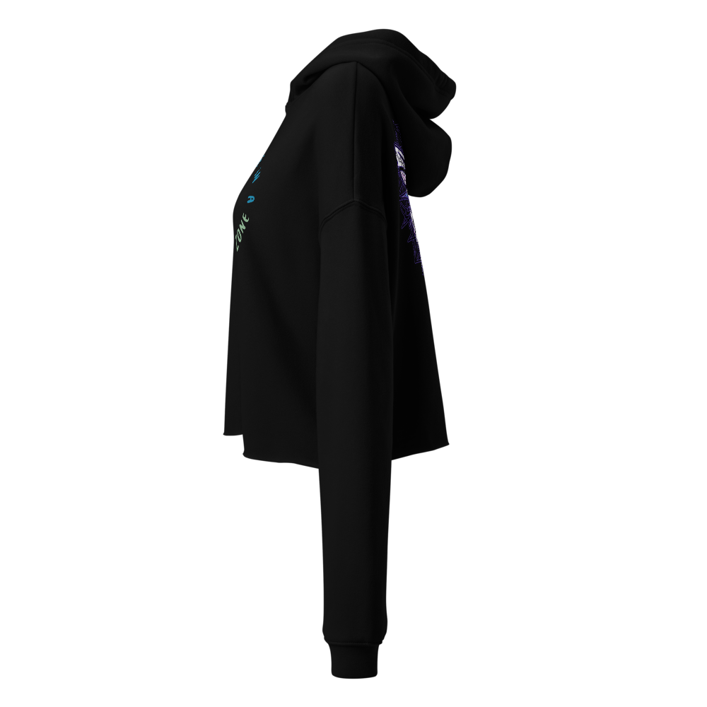 Women's Cropped Hoodie – Don't Live in Comfort Zon thumbnail 2