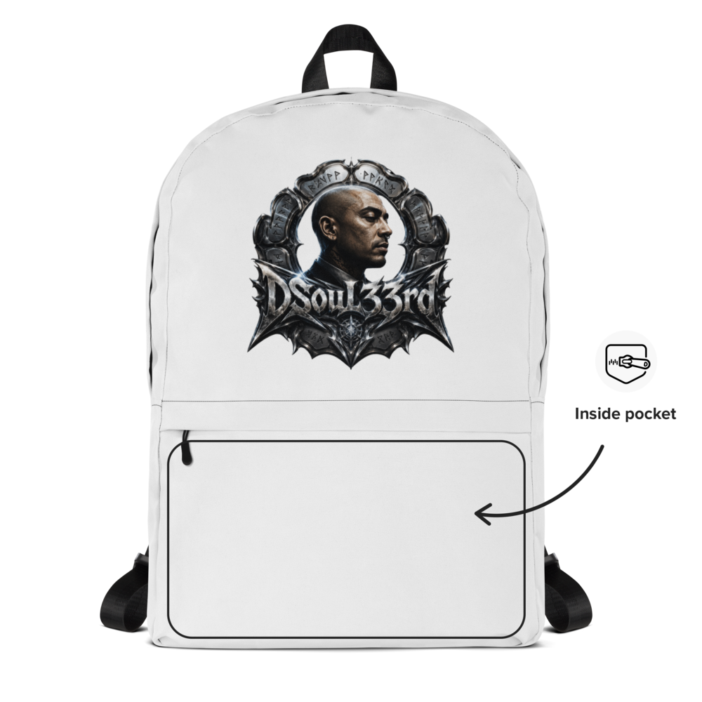 DSouL33rd White Backpack thumbnail 2