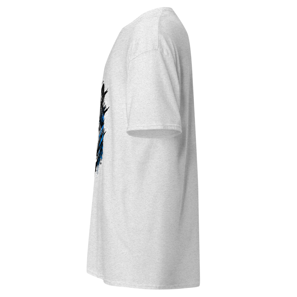 Blue Wolf Graphic Unisex Classic Tee for Men Women thumbnail 3