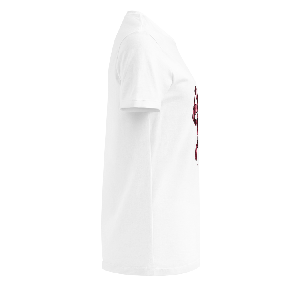 Elegant Burgundy Bow Women's T-Shirt thumbnail 4