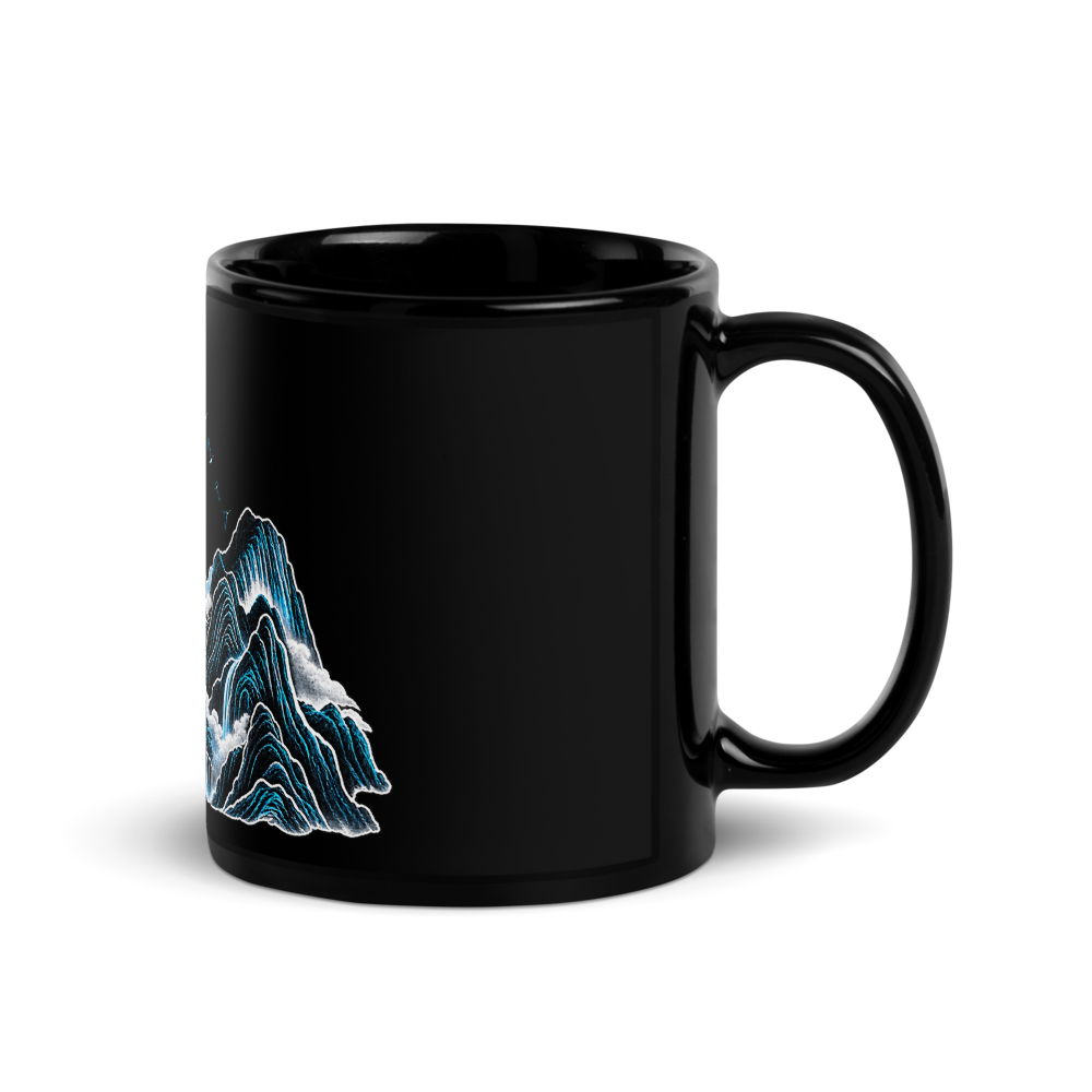 Black Mountain Japanese Art Mug thumbnail 3