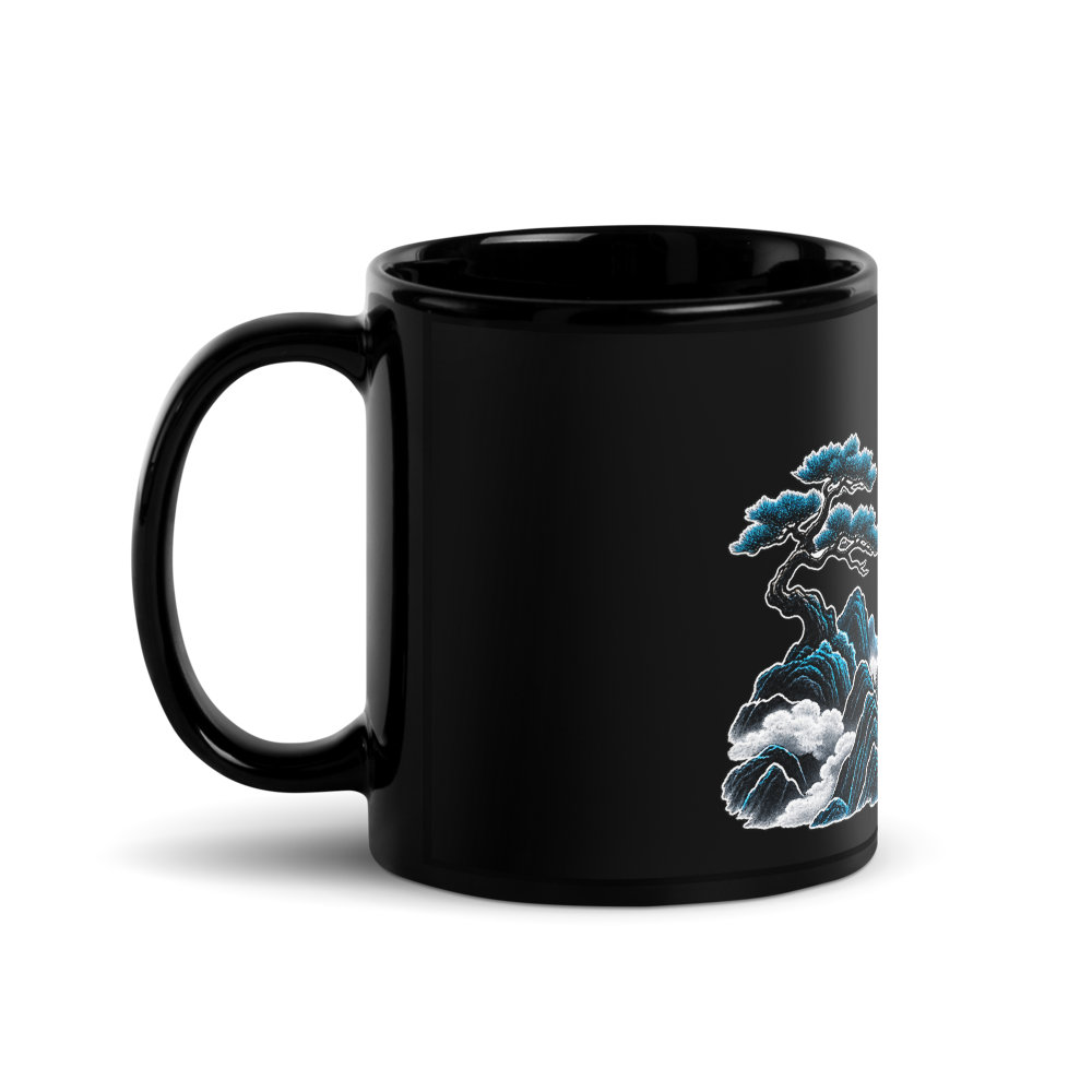 Black Mountain Japanese Art Mug thumbnail 2