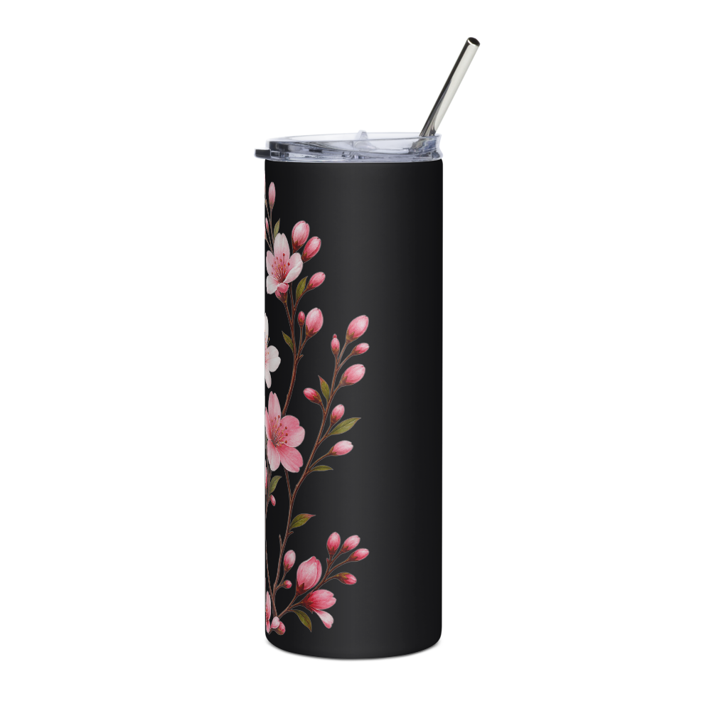 Floral Blossom Stainless Steel Tumbler thumbnail 3