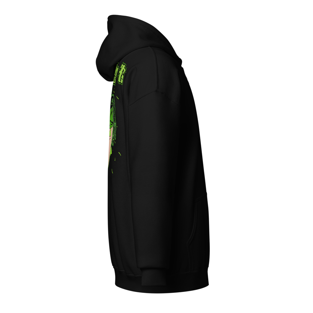Timmy B Cartoon Face Zip-Up Hoodie thumbnail 4