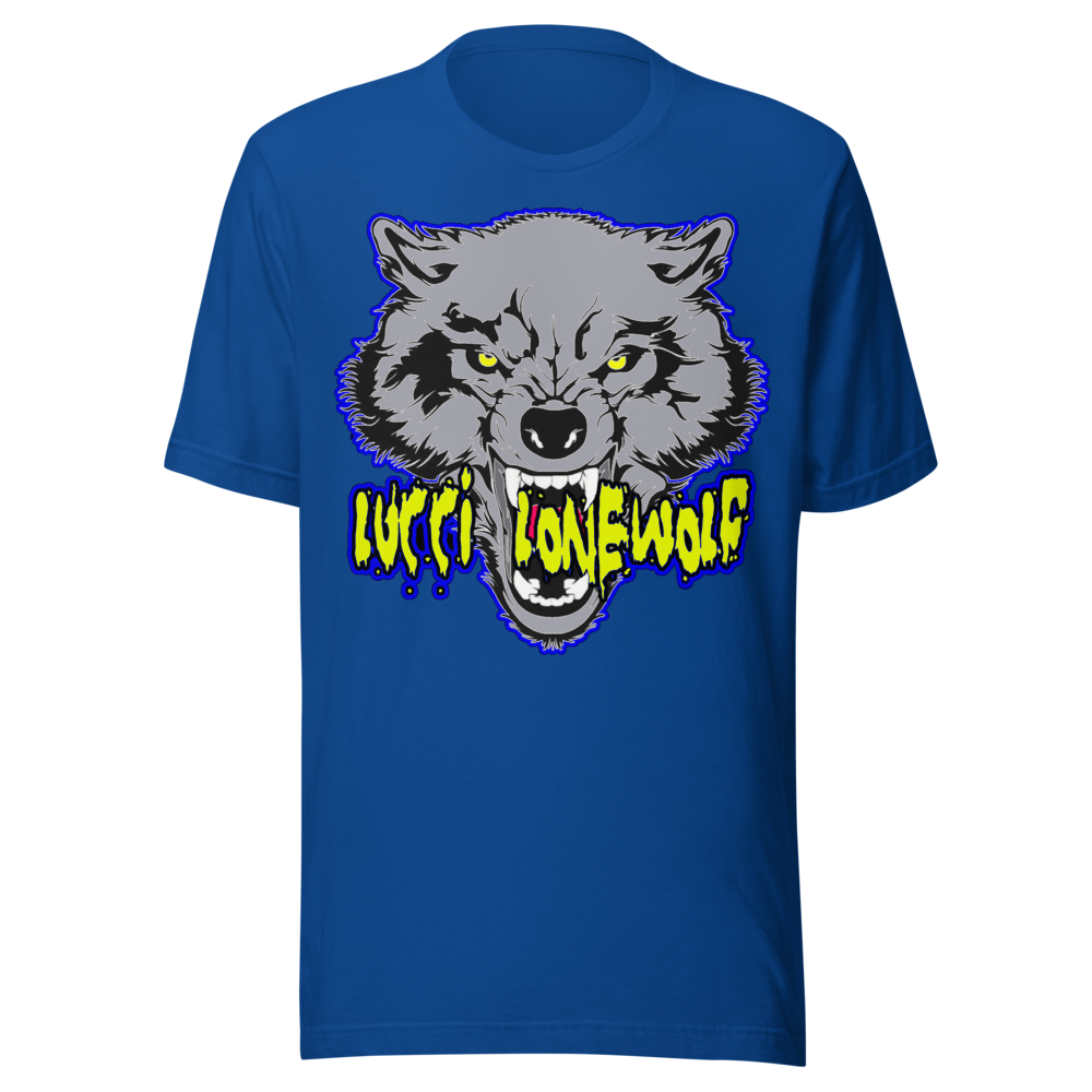 Lucci Lonewolf Logo T-Shirt Blue