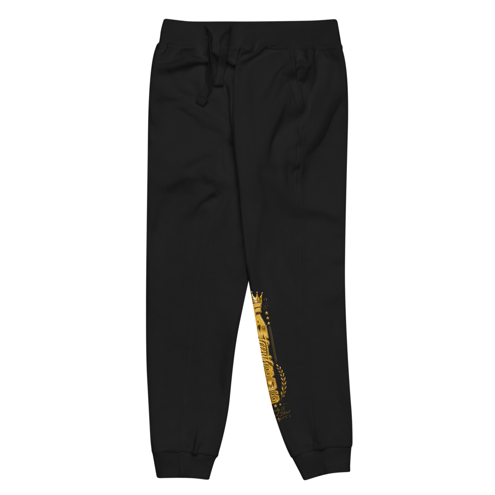 FAMteenth 806 Gold Chrome Fleece Pants thumbnail 2