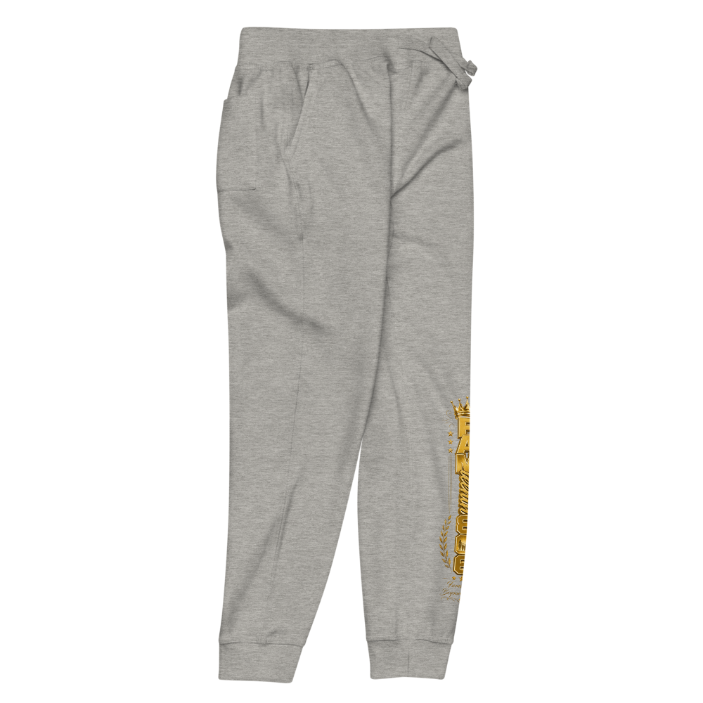 FAMteenth 806 Gray Gold Chrome Fleece Pants thumbnail 4