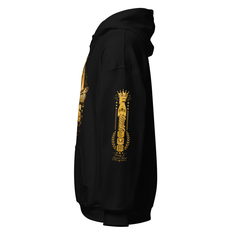 FAMteenth 806 Gold Chrome Hoodie thumbnail 3