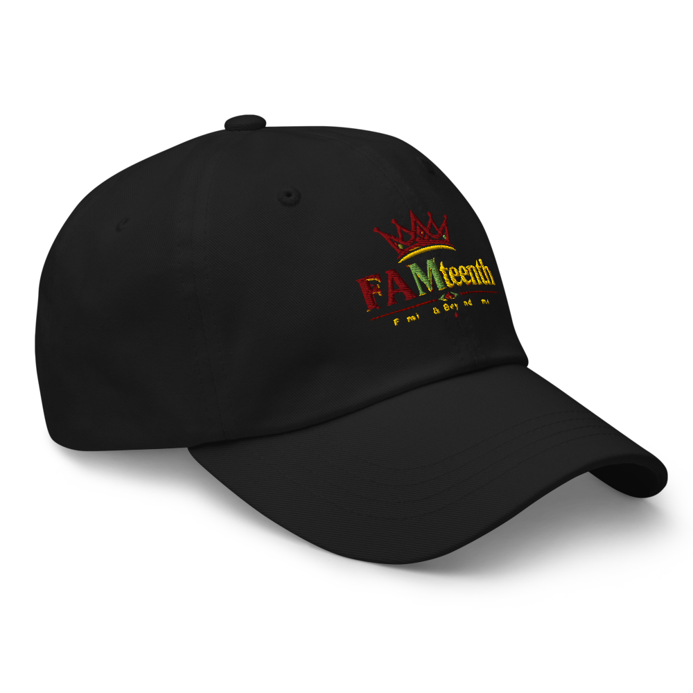 FAMteenth Embroidered Crown Dad Hat thumbnail 3