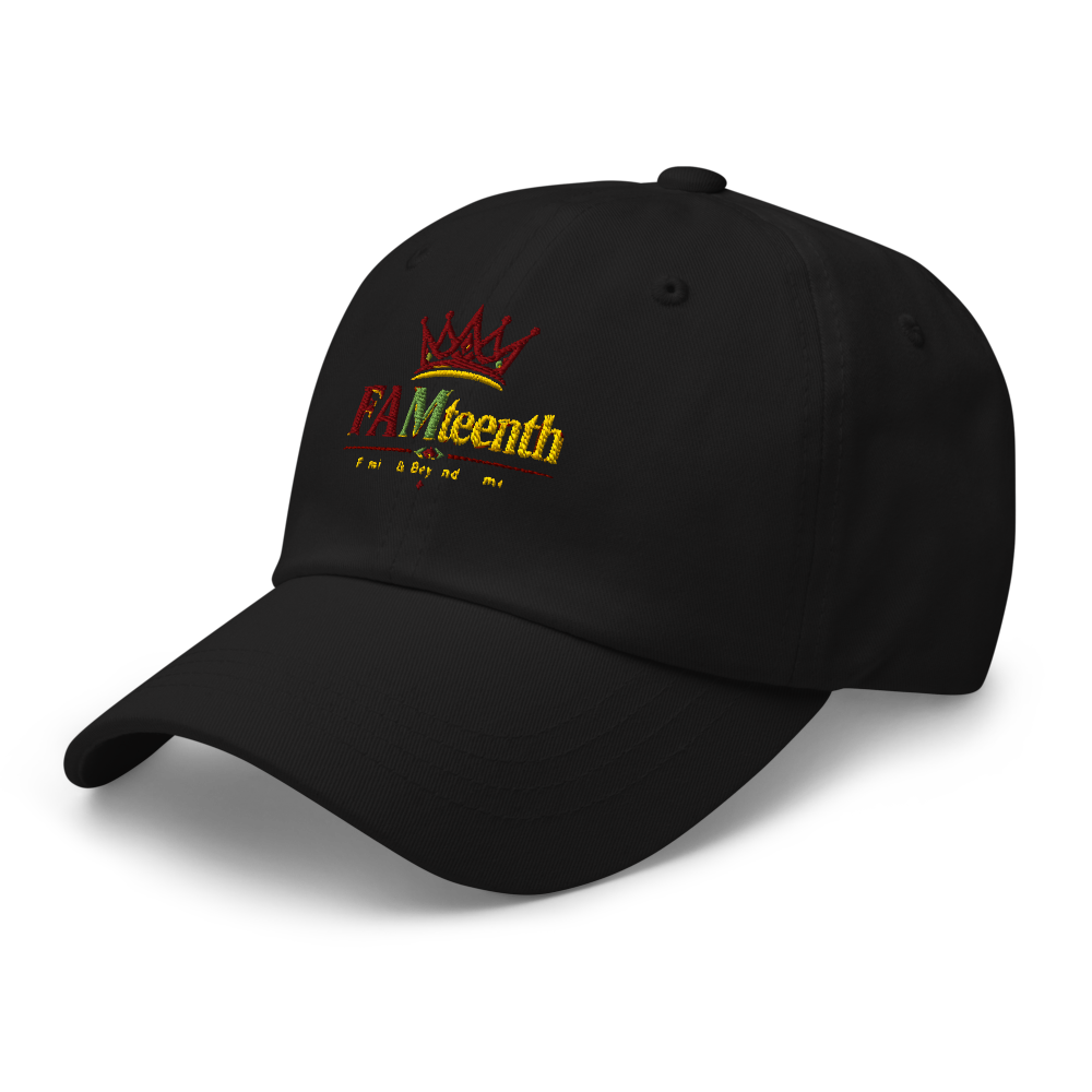 FAMteenth Embroidered Crown Dad Hat thumbnail 5