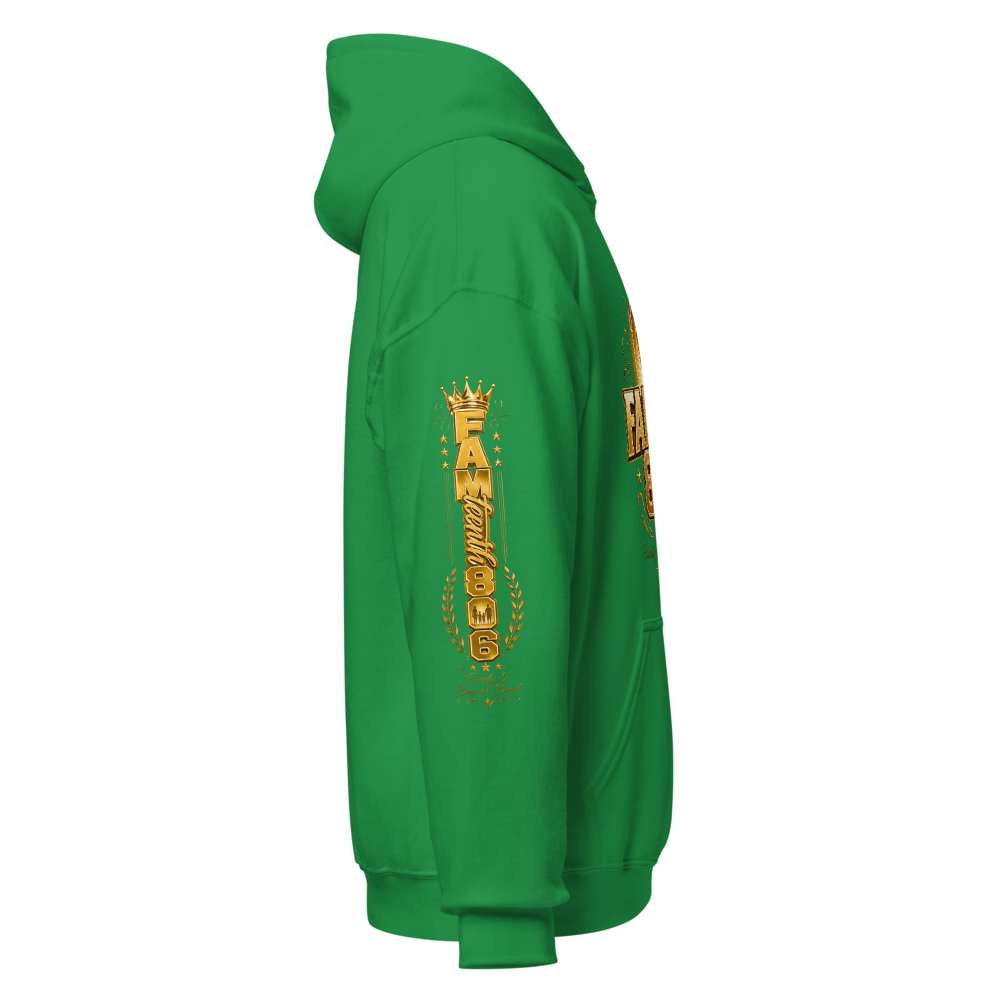 FAMteenth 806 Green Gold Chrome Hoodie thumbnail 2