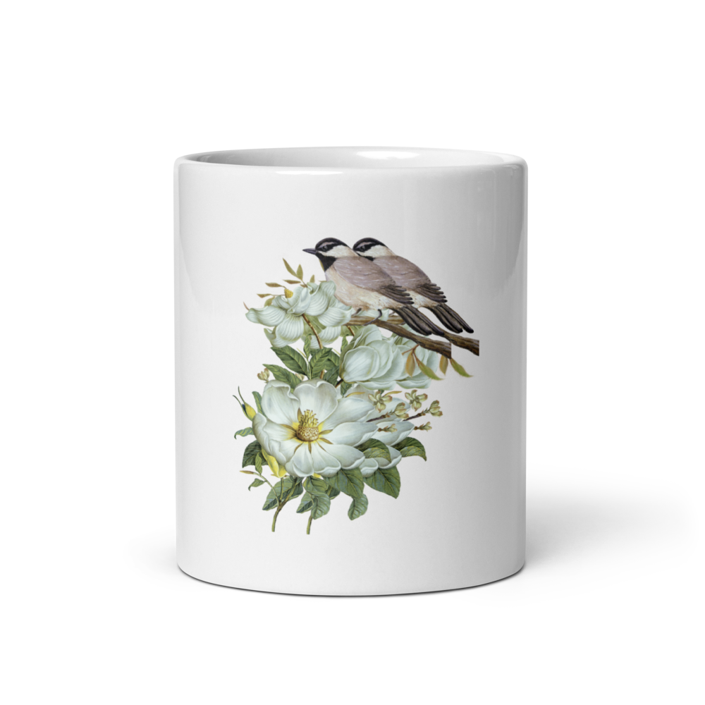 Elegant Floral Coffee Mug thumbnail 3