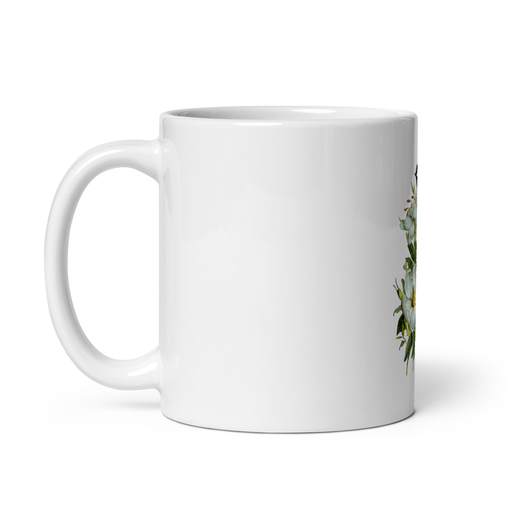 Elegant Floral Coffee Mug thumbnail 2