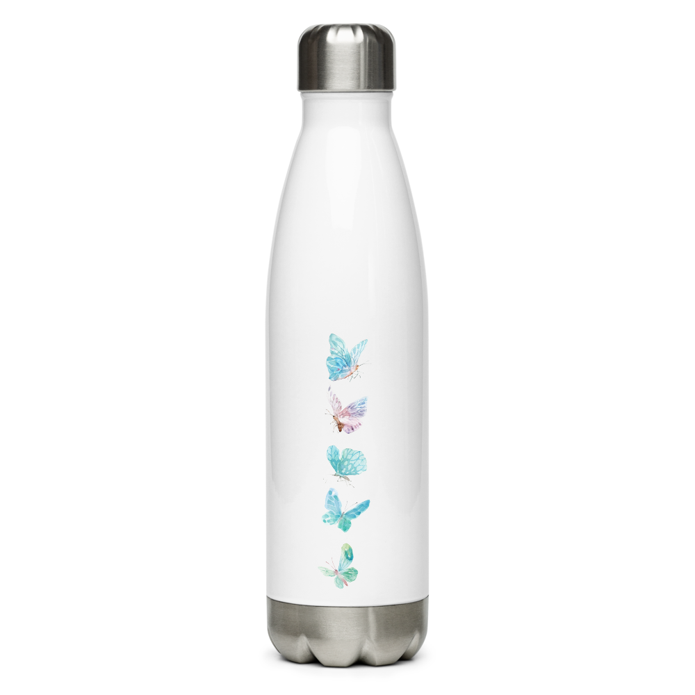 Double Wall Vacuum Flask with Elegant Floral Desig thumbnail 2