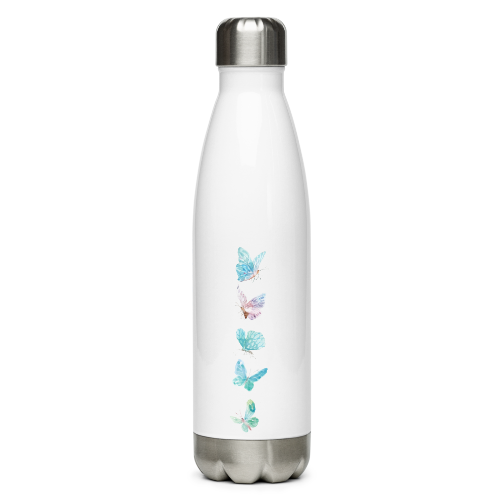 Double Wall Vacuum Flask with Elegant Floral Desig thumbnail 3